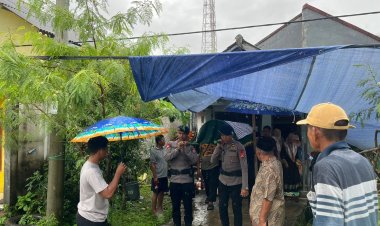 Warga Meninggal Dunia, Personel Satbrimob Polda Banten Lakukan Sambang Duka